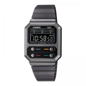 Men CASIO A100WEGG-1AVT CALCULATOR | HEVAW-8013