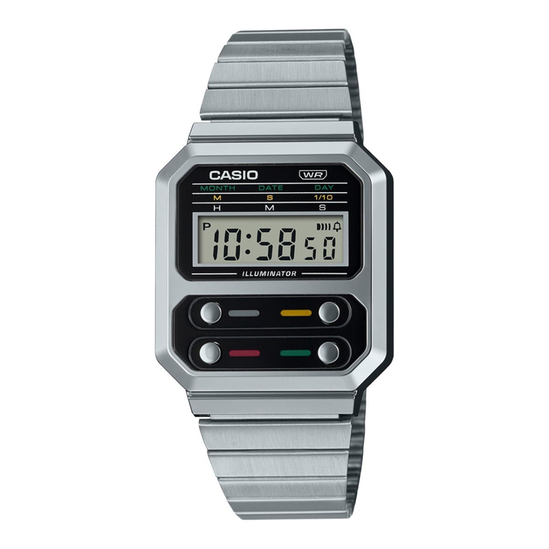 Men CASIO A100WE-1AVT CALCULATOR | HLUPX-0843