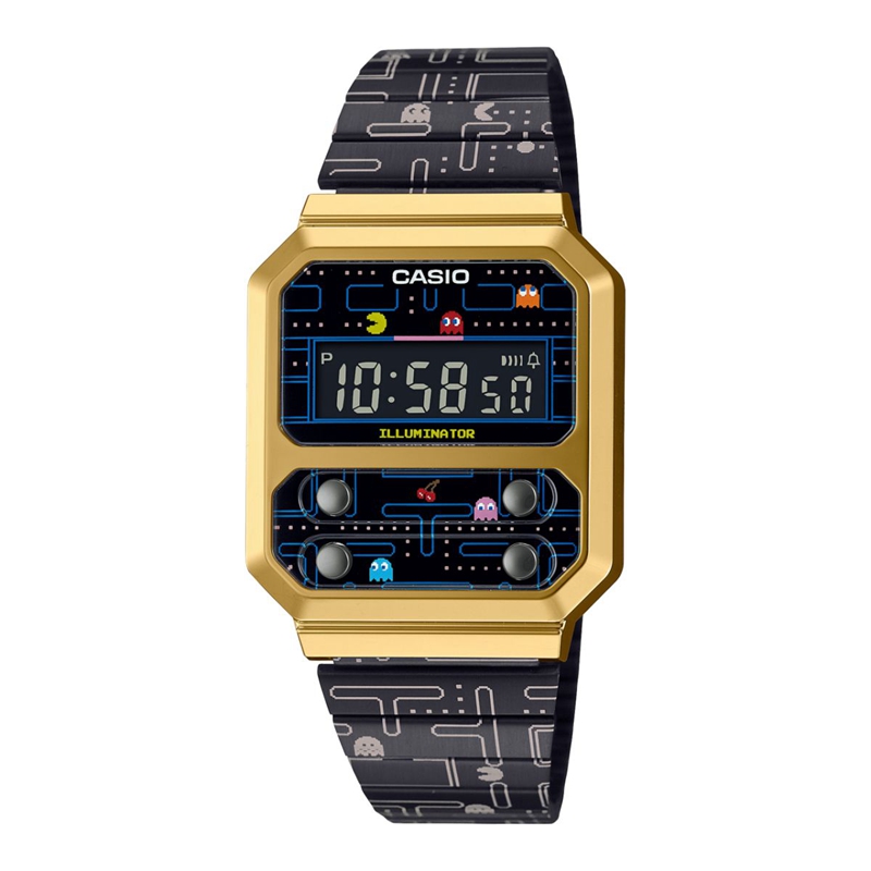 Men CASIO A100WEPC-1B CALCULATOR | QEJAC-6705