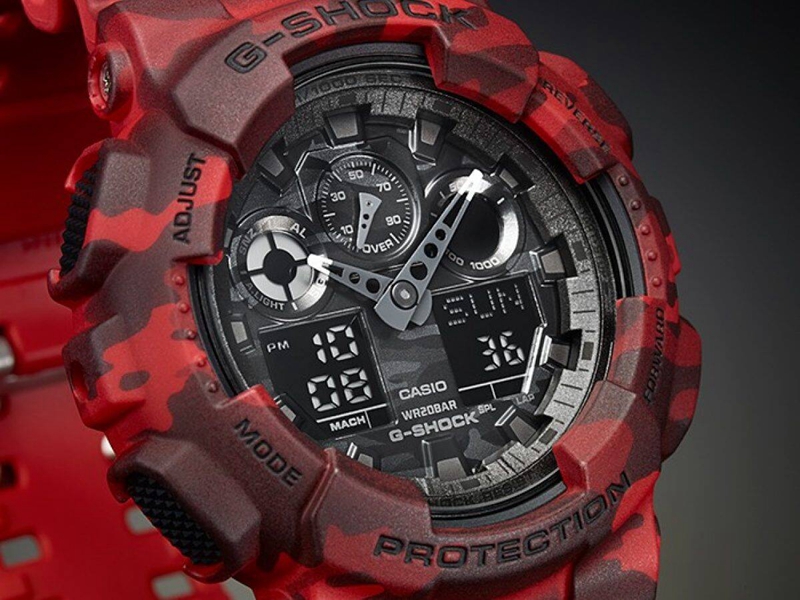 Men CASIO GA100CM-4A G-SHOCK | NPVYR-5324