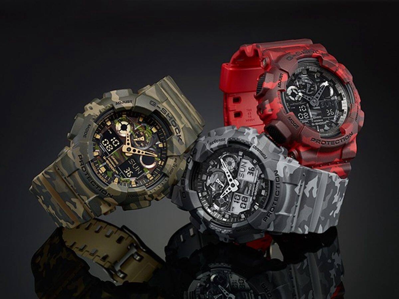 Men CASIO GA100CM-4A G-SHOCK | NPVYR-5324