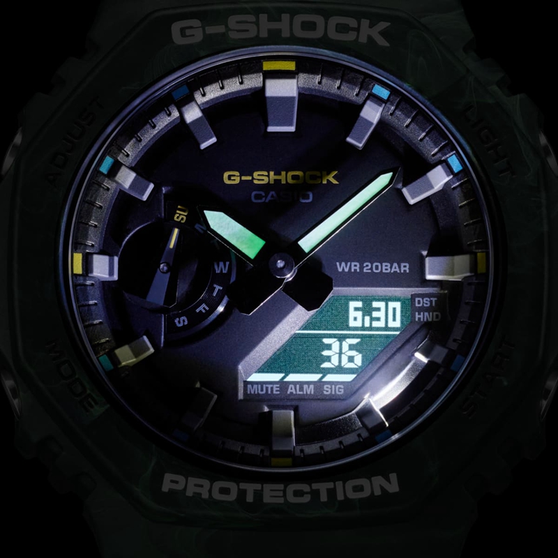 Men CASIO GA2100FR-3A G-SHOCK | QBGWX-0265